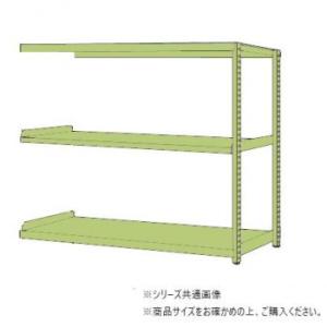 同梱・代引不可 サカエ RKラック 3段タイプ 1800×450×1500mm グリーン RKN-8...