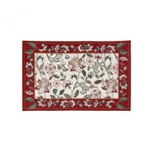 川島織物セルコン ミントン ニューハドンホール マット 46×71cm FH1202A R レッド