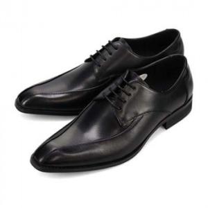 ヴィア カミーノ via cammino 外羽根スワールモカドレスシューズ ブラック 25.5cm ...