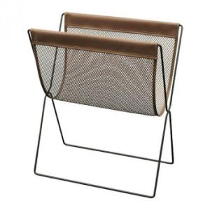 日本製 SAKI(サキ) サイドワゴン・合皮×メッシュ Mサイズ R-355 ブラウン