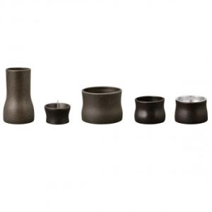 和華 五具足 美濃焼 鉄砂 32r100v700072