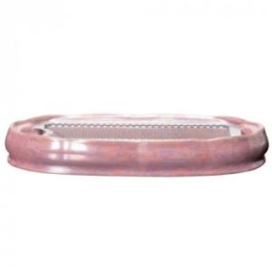 花輪 寝かせる線香皿 美濃焼 オールドオーキッド 32v600R100072