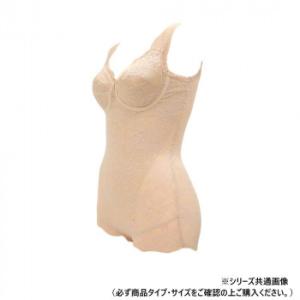 TAMURA yNuco ブルーメリアボディスーツ レギュラー ベージュ L-YTN25R-020-...