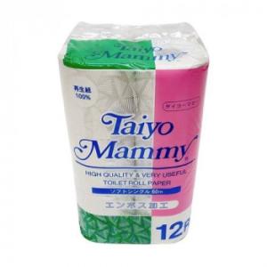 太洋紙業 1364 トイレットペーパー S マミー赤 (60m) 12R×8入