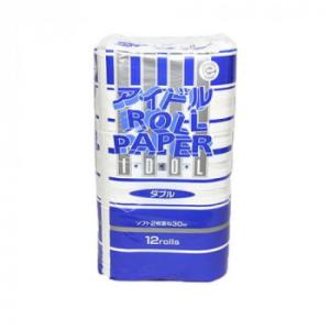 同梱・代引不可 太洋紙業 1264 トイレットペーパー Wアイドル 30m 12R ×8入