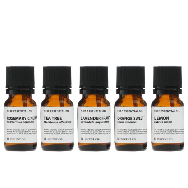 エッセンシャルオイル 精油 よりどり5本コース（各10ml セット)