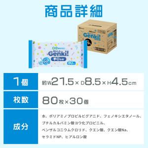 手口拭き 2400枚 (80枚入×30個) 大...の詳細画像5