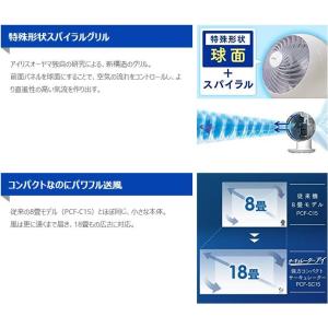 扇風機 サーキュレーター 卓上扇風機 アイリス...の詳細画像5