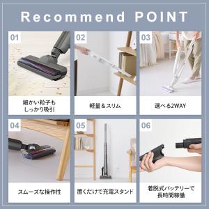 掃除機 コードレス スティック ハンディ クリ...の詳細画像3