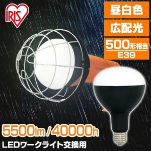 LED電球 投光器 作業灯 防水 屋外 e39 5500ml ワークライト 交換電球 LED 照明 防災用 作業場 非常時 非常灯 災害 アイリスオーヤマ  LDR45D-H-E39｜insdenki-y