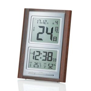 電波時計 デジタル デジタル日めくり電波時計 ...の詳細画像3