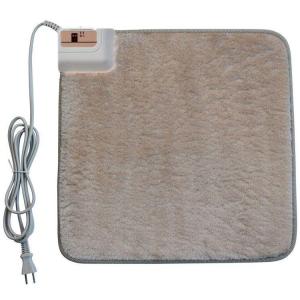 ホットカーペット ミニ TEKNOS 40×40 ミニマット ベージュ系 EC-K4001 (D)(B)