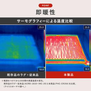ホットカーペット 2畳 本体 ラグ 一体型 電...の詳細画像2