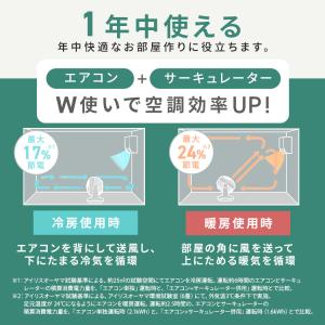 サーキュレーター DC DCモーター アイリス...の詳細画像4