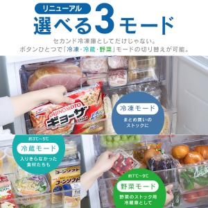 冷凍庫 スリム 小型 家庭用 奥行き39 霜取...の詳細画像1