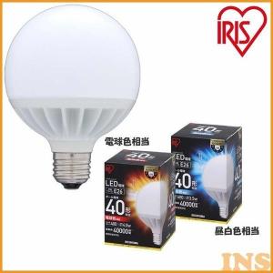 照明器具 LEDボール球 40W 昼白色 LDG4N-G-4V3・電球色 LDG4L-G-4V3 アイリスオーヤマ(在庫処分)｜insdenki-y
