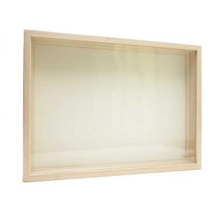 桐製標本箱：特大型（ガラス蓋）