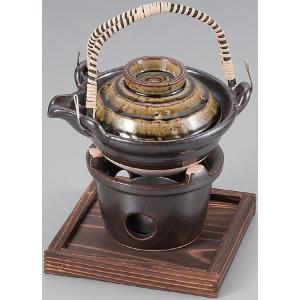 黒茶織部土瓶蒸し　セット