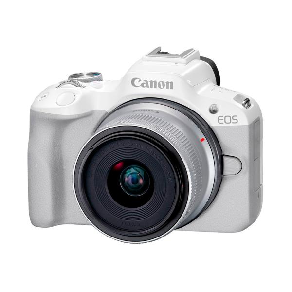 Canon ミラーレス一眼カメラ EOS R50 RF-S18-45 IS STM レンズキット ホ...