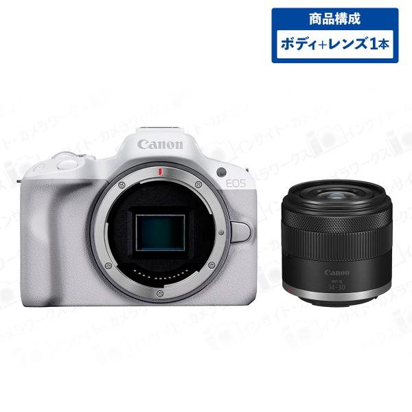 キヤノン EOS R50 ボディ ホワイト + 広角ズームレンズセット RF-S14-30mm F4...