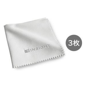 【３枚セット】クリーニングクロス 20×20cm グレー 当店オリジナル カメラレンズのお手入れ メガネ拭き スマートフォン拭きにも