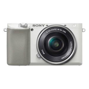 SONY ミラーレス一眼 α6100 パワーズームレンズキット ホワイト ILCE-6100 W ソニー アルファ｜insight-shop