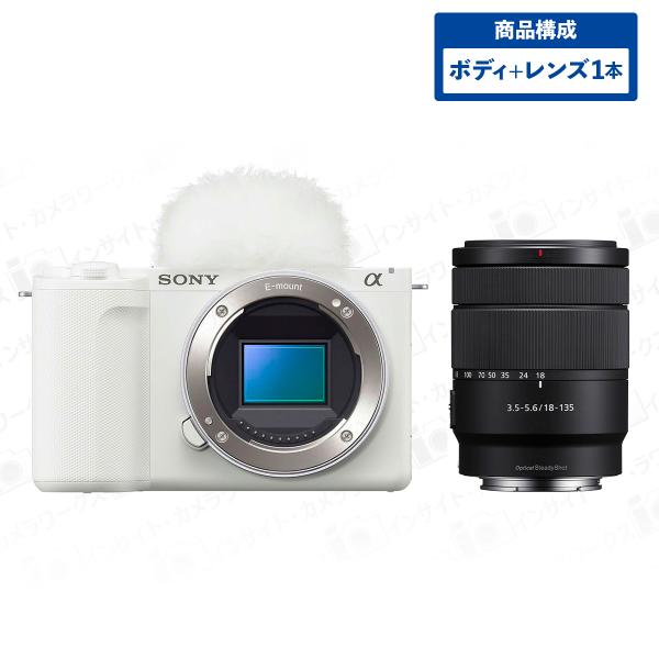 ソニー VLOGCAM ZV-E10 II ボディ ホワイト Vlog用カメラ + 高倍率ズームレン...