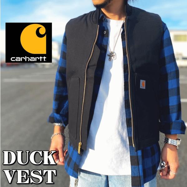 Carhartt Duck Vest V01 ダック ワーク ベスト 中綿素材 カーハート