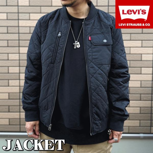 【米国モデル】 Levis リーバイス  QUILTED JACKET キルティング ナイロン ジャ...