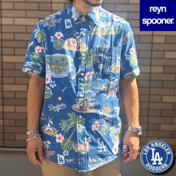 Reyn Spooner レインスプーナー MLB SCENIC Los Angeles DODGE...