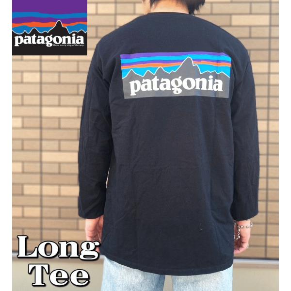 PATAGONIA パタゴニア P-6 Logo Long Sleeve T-shirts ロゴ ロ...