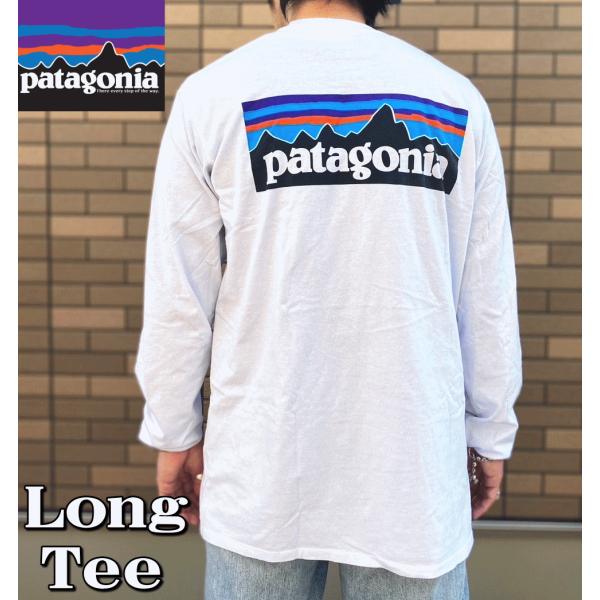 PATAGONIA パタゴニア P-6 Logo Long Sleeve T-shirts ロゴ ロ...