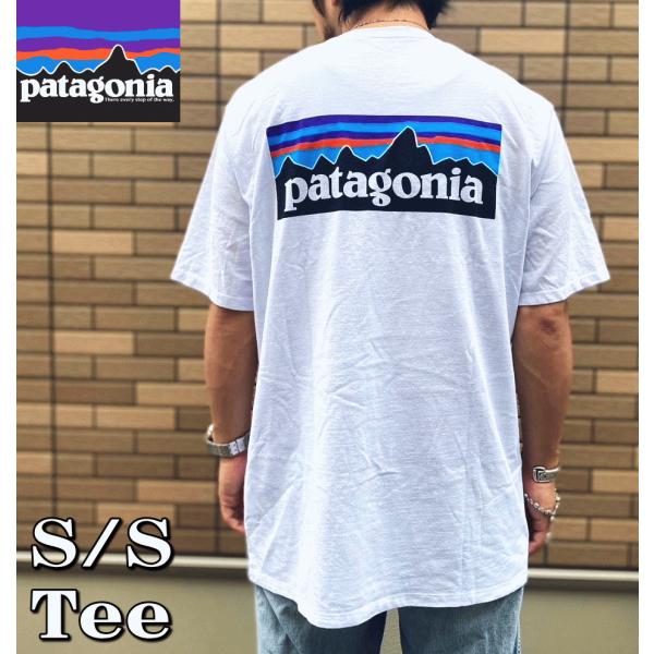PATAGONIA パタゴニア P-6 Logo Short Sleeve T-shirts ロゴ ...