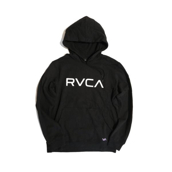 RVCA ルーカ BIG LOGO PULLOVER HOODIE 裏起毛 スウェット パーカー 米...