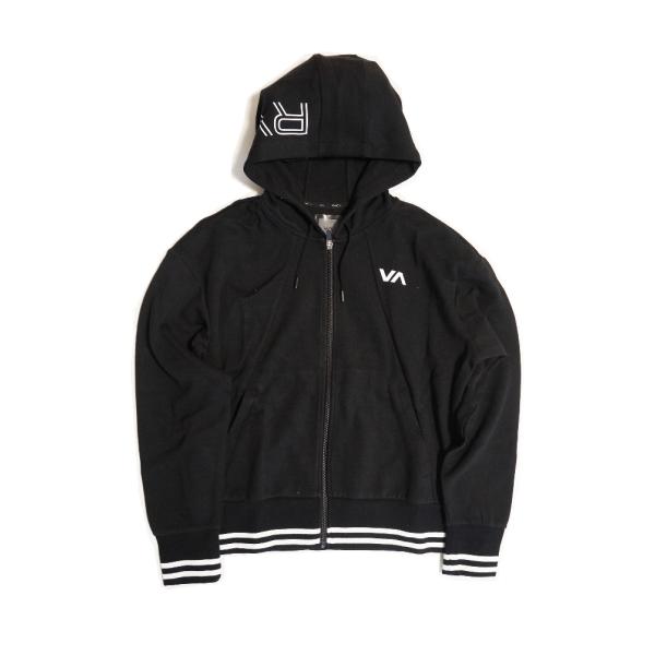 レディースモデル RVCA TITAN LOGO ZIPPER HOODIE ルーカ スウェット ジ...