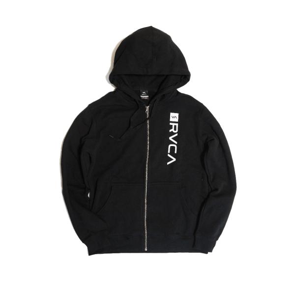 RVCA CAGE LOGO ZIPPER HOODIE ルーカ 裏起毛 スウェット ジップ パーカ...