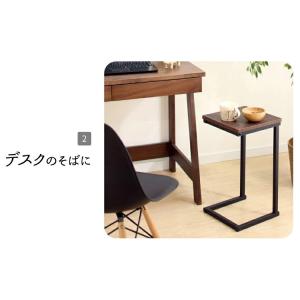 サイドテーブル おしゃれ 北欧 収納 棚 ベッ...の詳細画像2