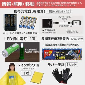 防災セット 1人用 防災グッズ セット 必要な...の詳細画像3