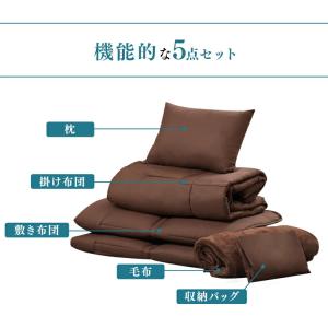 布団セット セミシングル 安い 敷布団 掛け布...の詳細画像3
