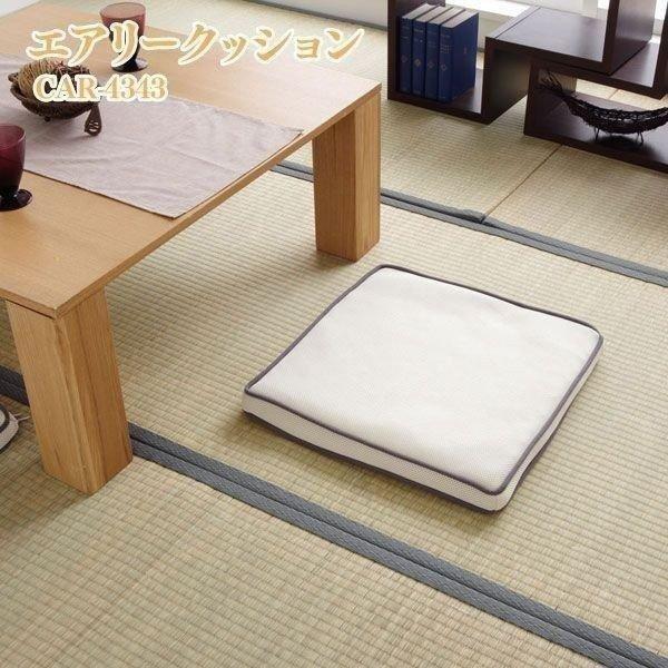 クッション 座布団 フロアクッション アイリスオーヤマ エアリ− CAR-4343 シートクッション...