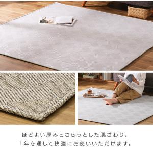 ラグ カーペット ラグマット 3畳 洗える お...の詳細画像3