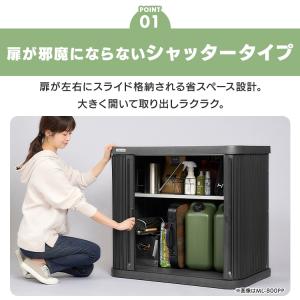 物置 屋外 小型 幅90 高さ80 積み重ね ...の詳細画像3