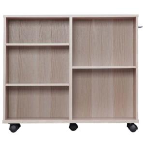 収納棚 おしゃれ 大容量 薄型 スリム キャス...の詳細画像3