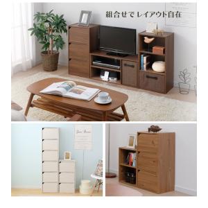 カラーボックス 3段 扉付 アイリスオーヤマ ...の詳細画像1