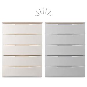 チェスト 完成品 5段 おしゃれ 白 衣装ケー...の詳細画像2