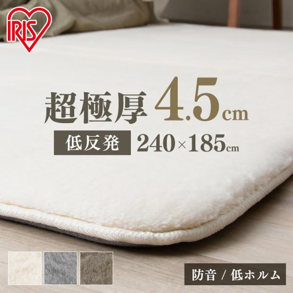 ラグ カーペット ラグマット 3畳 厚手 北欧 おしゃれ 低反発 ウレタン 185×240 極厚 ラ...