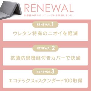 マットレス シングル 折りたたみ 高反発 3つ...の詳細画像2