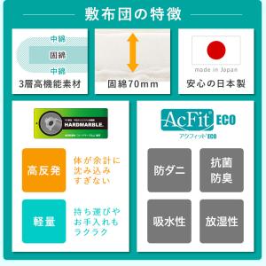 敷布団 シングル 敷き布団 敷ふとん 高反発 ...の詳細画像1