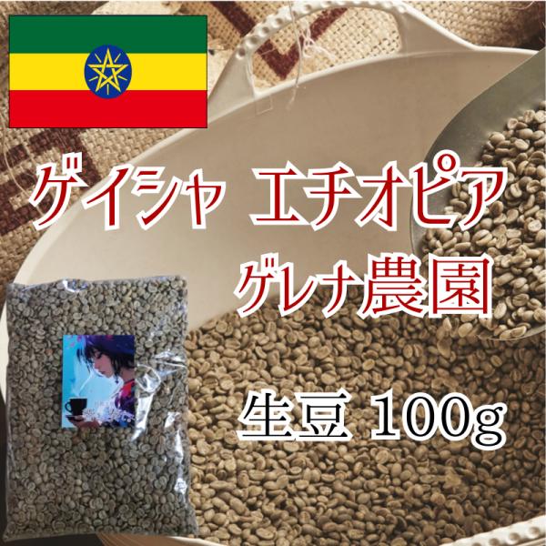 コーヒー生豆 ゲイシャ エチオピア グジプレミアム 100g 焙煎 珈琲