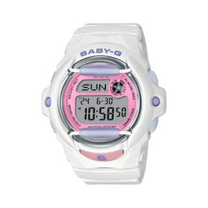 BABY-G ベビーG ベビージー カシオ CASIO デジタル 腕時計 ホワイト ピンク トロピカルビーチ シェルピンク BG-169PB-7 逆輸入海外モデルの商品画像